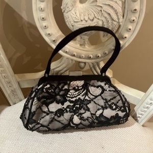 Small evening bag lace